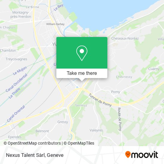 Nexus Talent Sàrl map