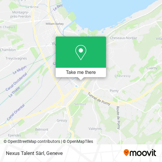 Nexus Talent Sàrl map