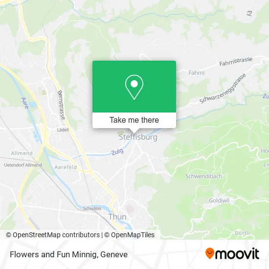 Flowers and Fun Minnig map