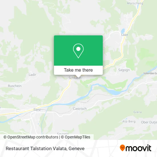 Restaurant Talstation Valata map