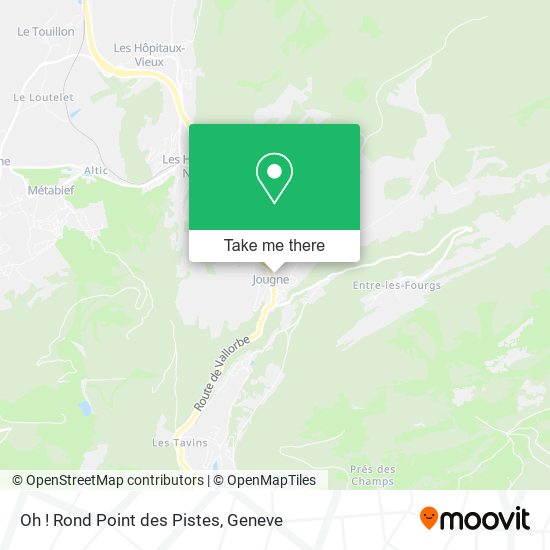 Oh ! Rond Point des Pistes map