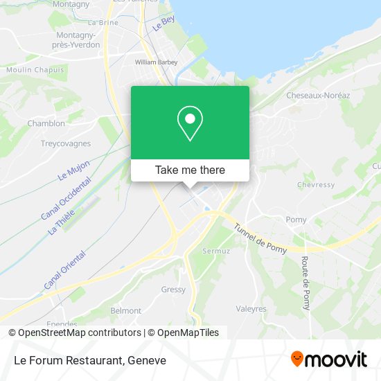 Le Forum Restaurant map
