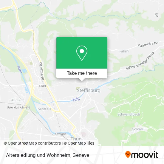 Altersiedlung und Wohnheim map