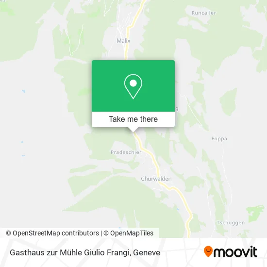 Gasthaus zur Mühle Giulio Frangi map