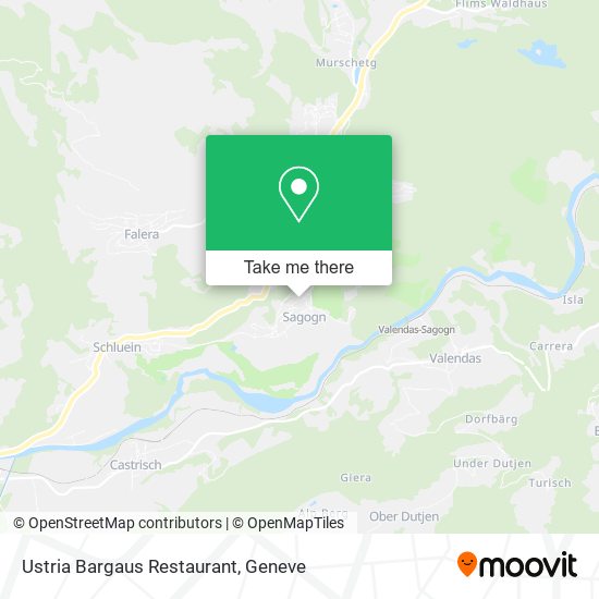 Ustria Bargaus Restaurant map