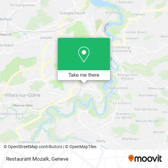 Restaurant Mozaïk map