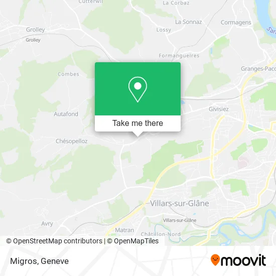Migros map