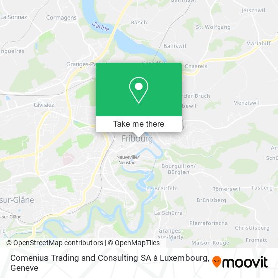 Comenius Trading and Consulting SA à Luxembourg map
