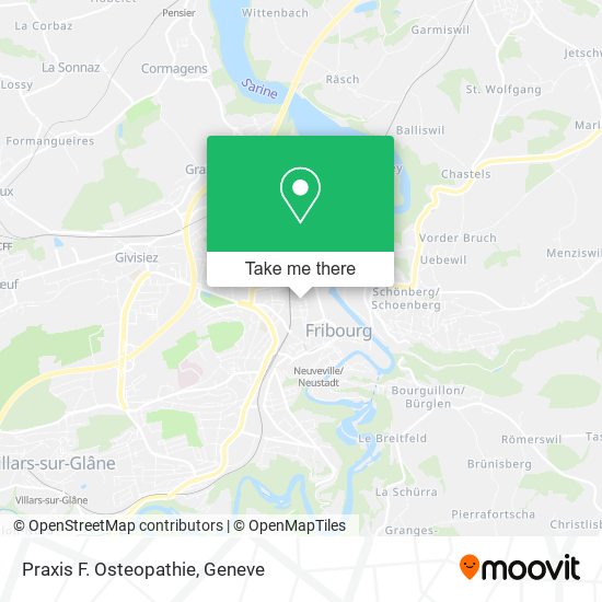Praxis F. Osteopathie map