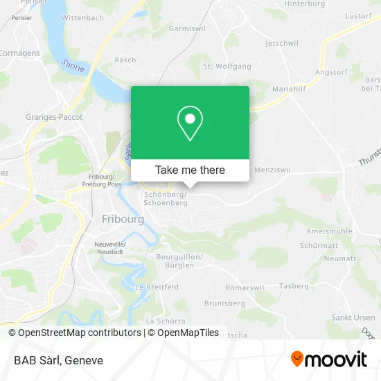 BAB Sàrl map
