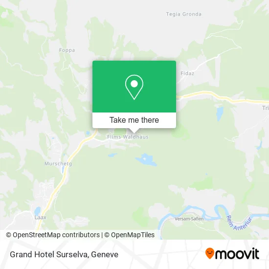 Grand Hotel Surselva map