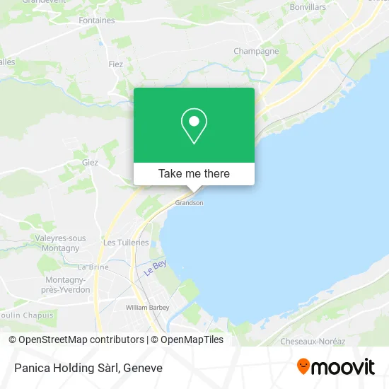 Panica Holding Sàrl map