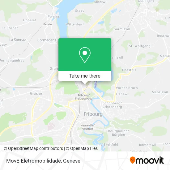 MovE Eletromobilidade map