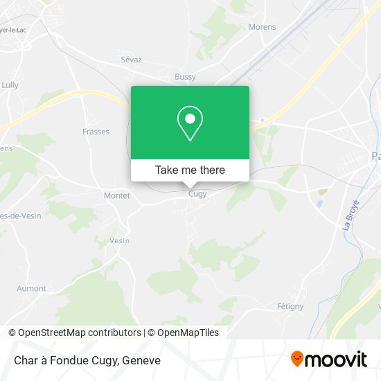 Char à Fondue Cugy map