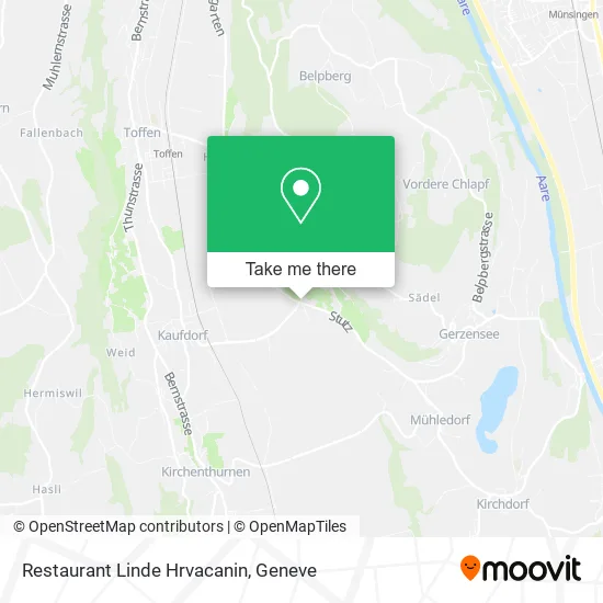 Restaurant Linde Hrvacanin map