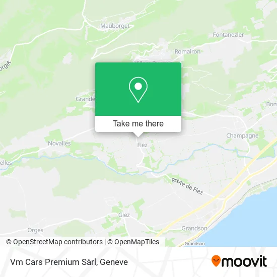 Vm Cars Premium Sàrl map