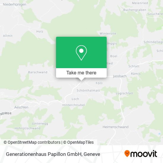 Generationenhaus Papillon GmbH map