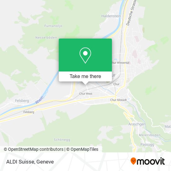 ALDI Suisse map