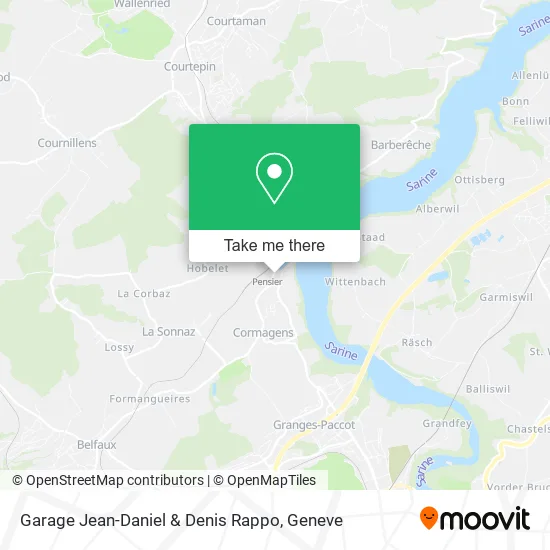 Garage Jean-Daniel & Denis Rappo map