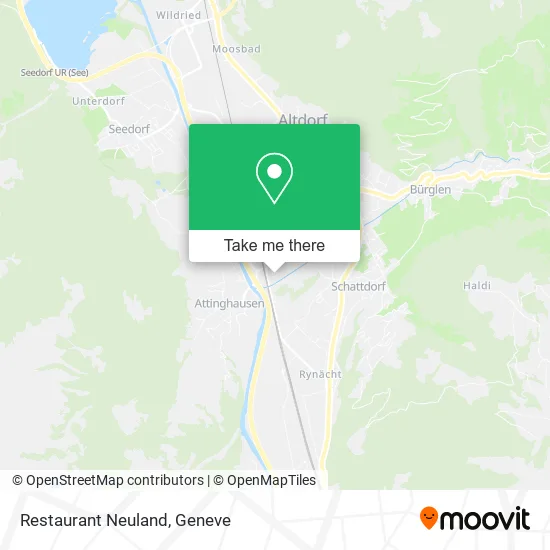 Restaurant Neuland map