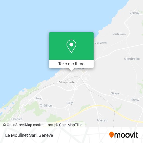 Le Moulinet Sàrl map