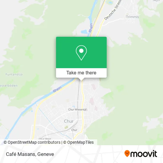 Café Masans map