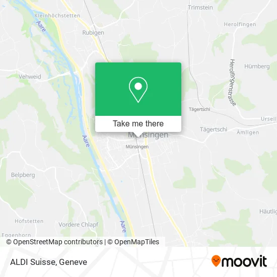 ALDI Suisse map
