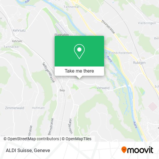 ALDI Suisse map