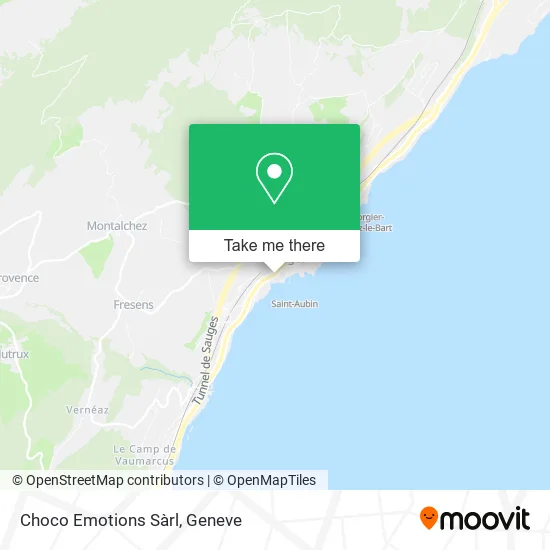 Choco Emotions Sàrl map