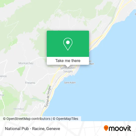 National Pub - Racine map