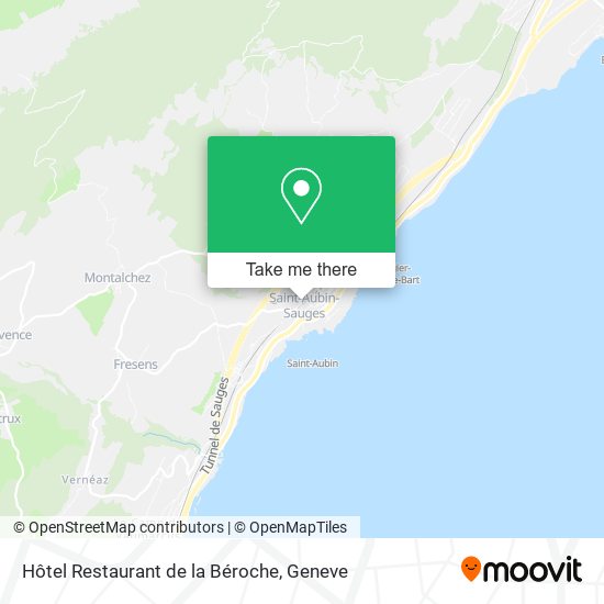 Hôtel Restaurant de la Béroche map