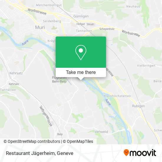 Restaurant Jägerheim map