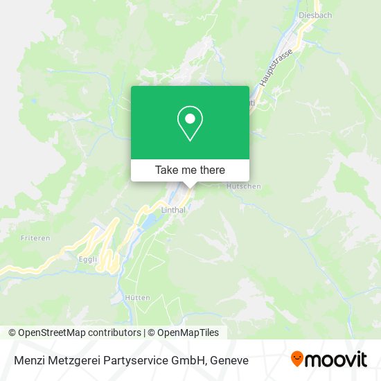 Menzi Metzgerei Partyservice GmbH map