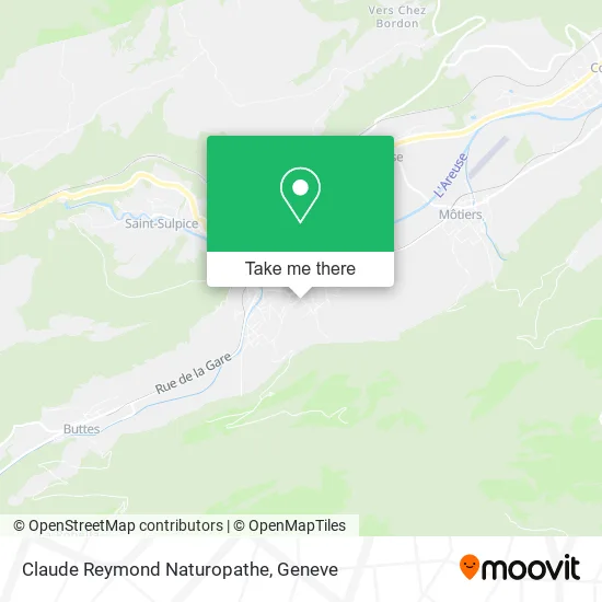 Claude Reymond Naturopathe map