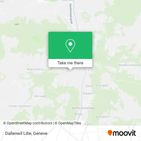 Dallenwil Ldw map