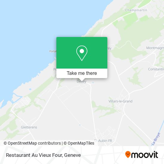 Restaurant Au Vieux Four map