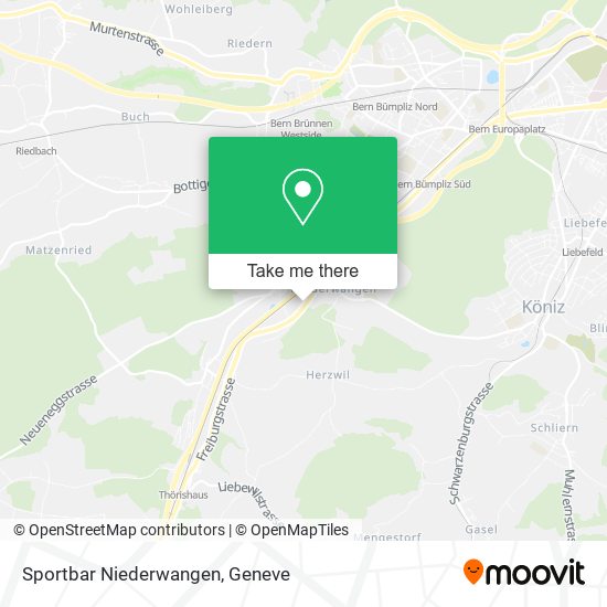 Sportbar Niederwangen map
