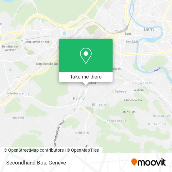 Secondhand Bou map