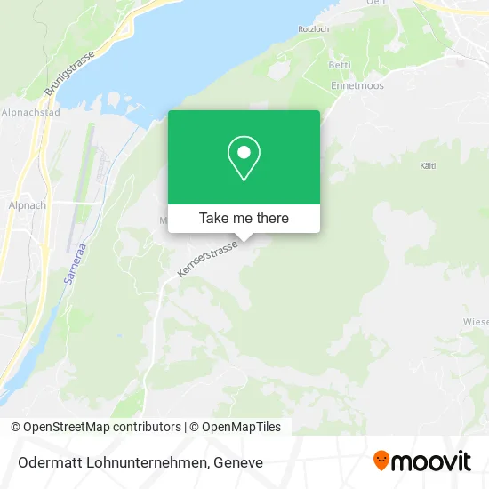 Odermatt Lohnunternehmen map