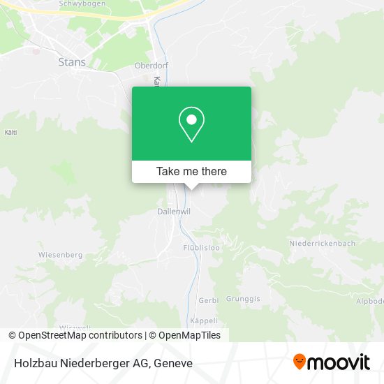 Holzbau Niederberger AG map
