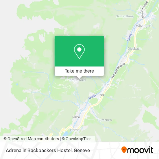 Adrenalin Backpackers Hostel map