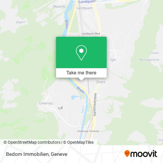 Bedom Immobilien map