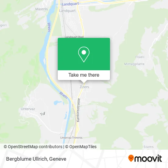 Bergblume Ullrich map