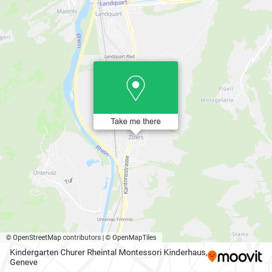 Kindergarten Churer Rheintal Montessori Kinderhaus map