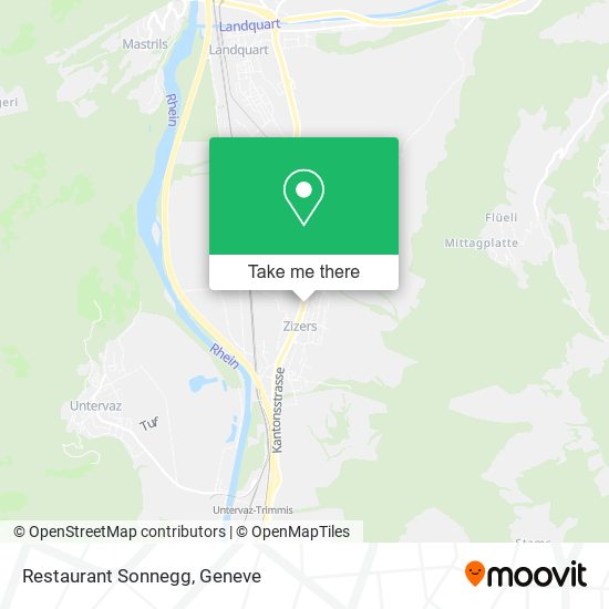 Restaurant Sonnegg map