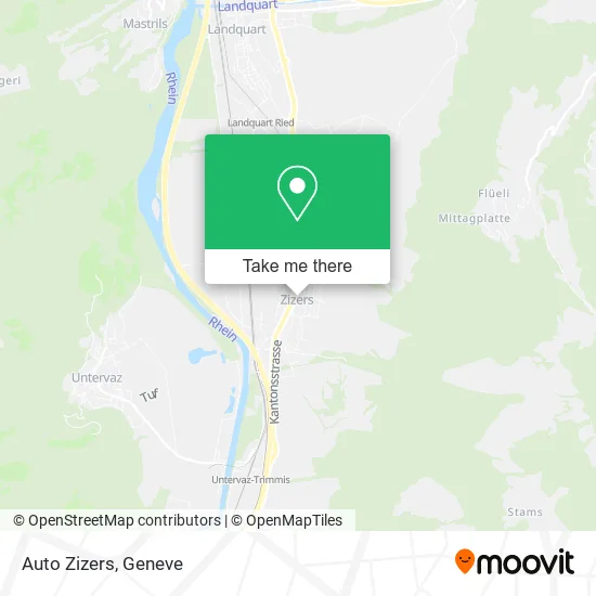 Auto Zizers map