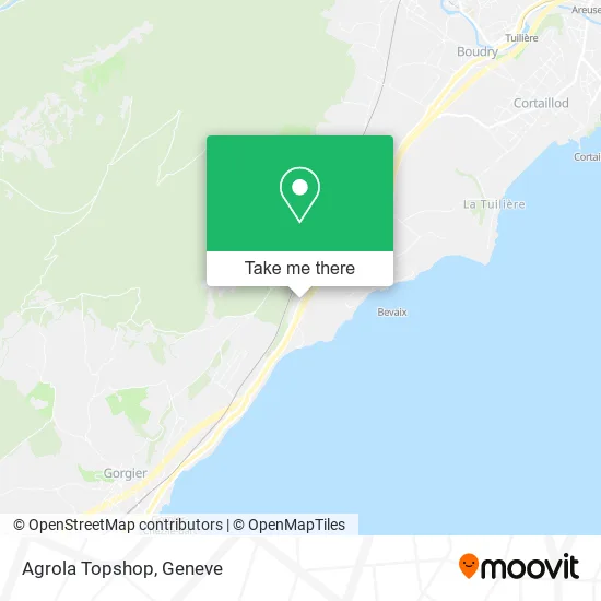 Agrola Topshop map