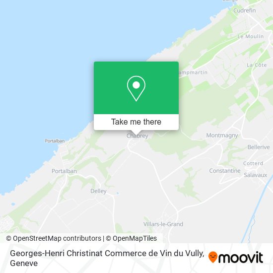 Georges-Henri Christinat Commerce de Vin du Vully map