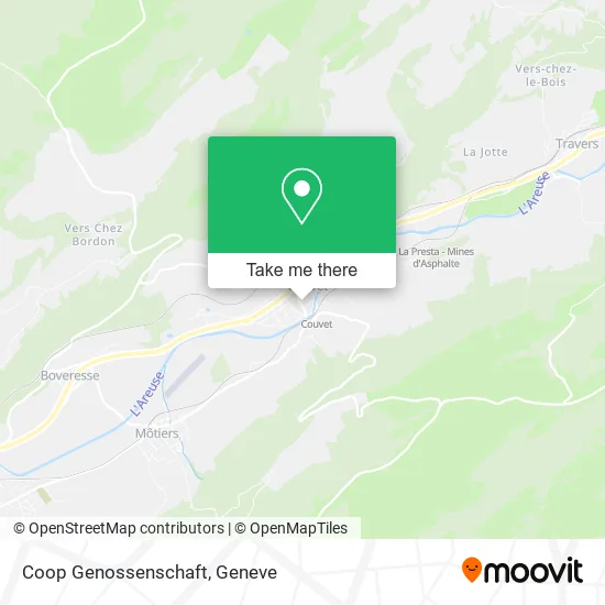 Coop Genossenschaft map