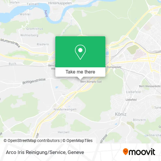 Arco Iris Reinigung/Service map